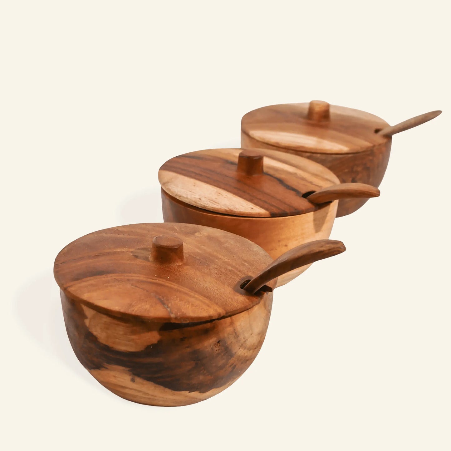 Ensemble 3 Pots à épices - CRUSOË