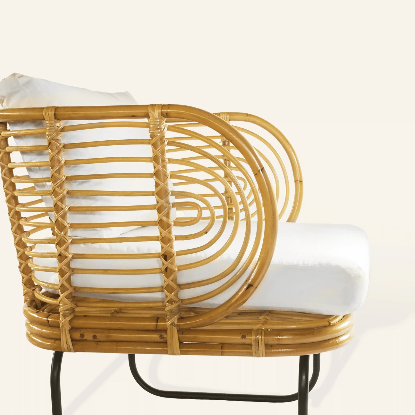 Chaise d'accent en rotin - CRUSOË