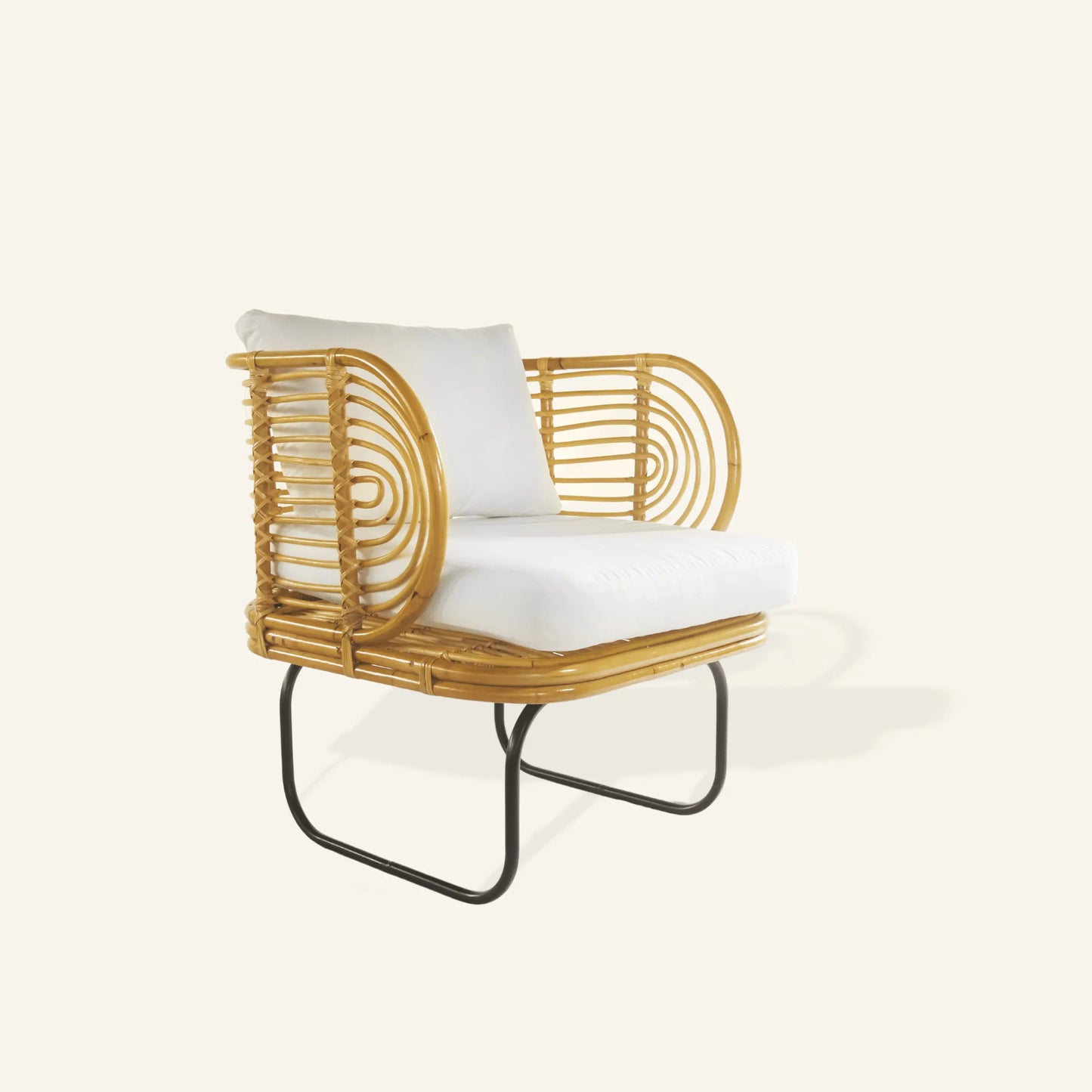 Chaise d'accent en rotin - CRUSOË
