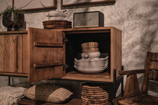 Commode Outline à 3 Portes 1 Étagère Ouverte | dBodhi