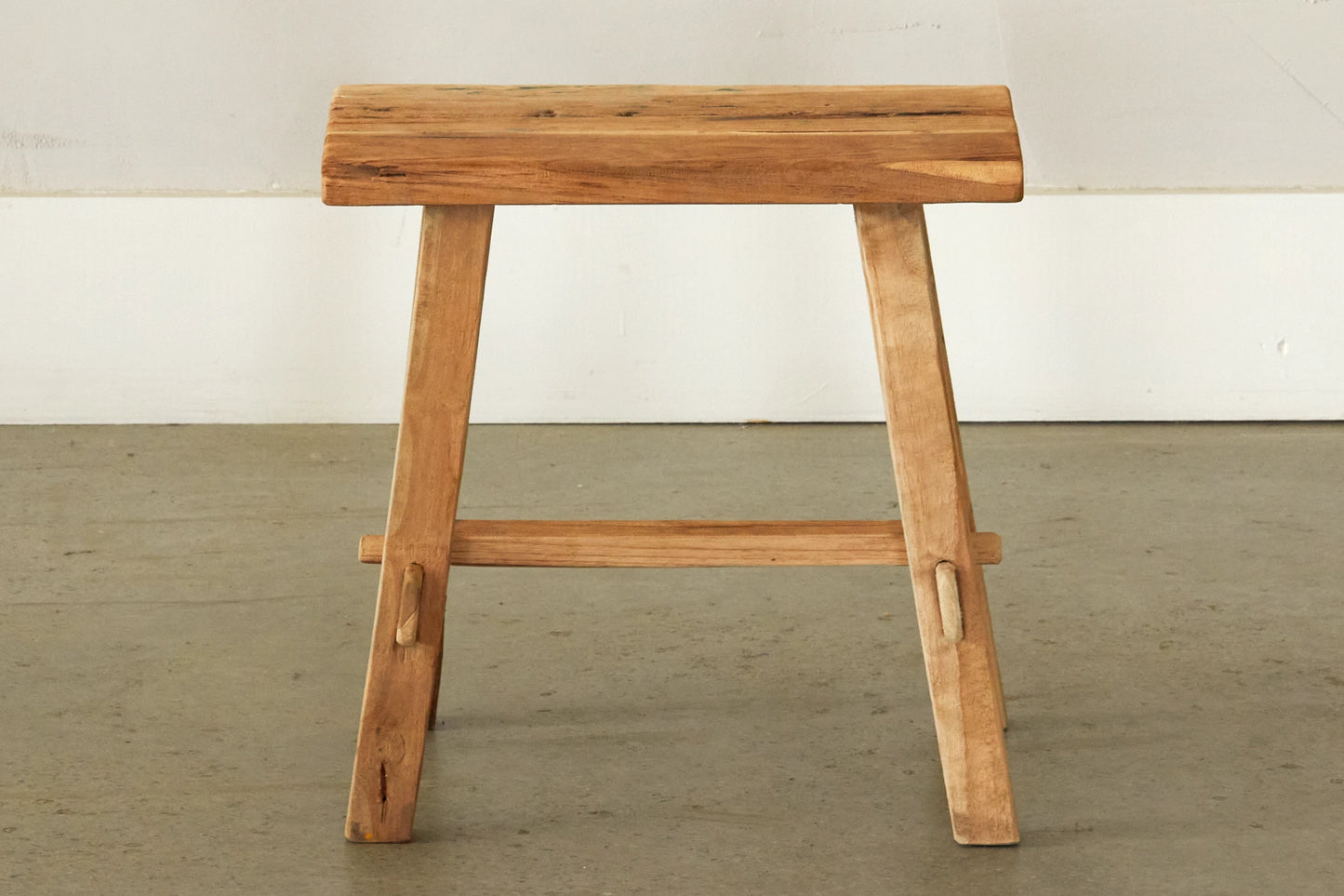 Vintage teak stool