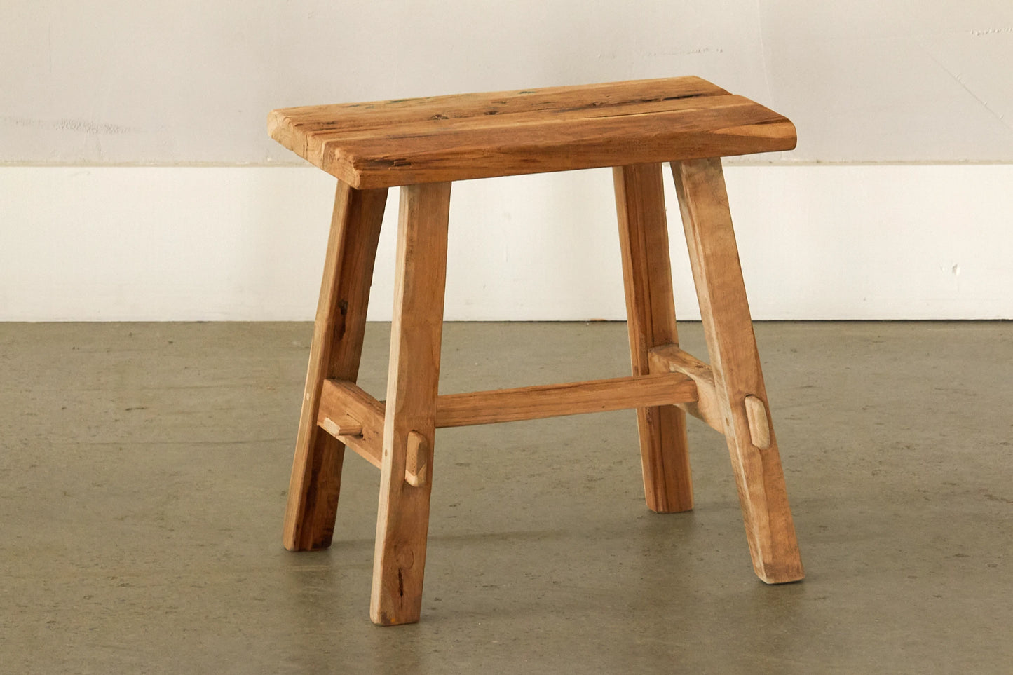 Vintage teak stool