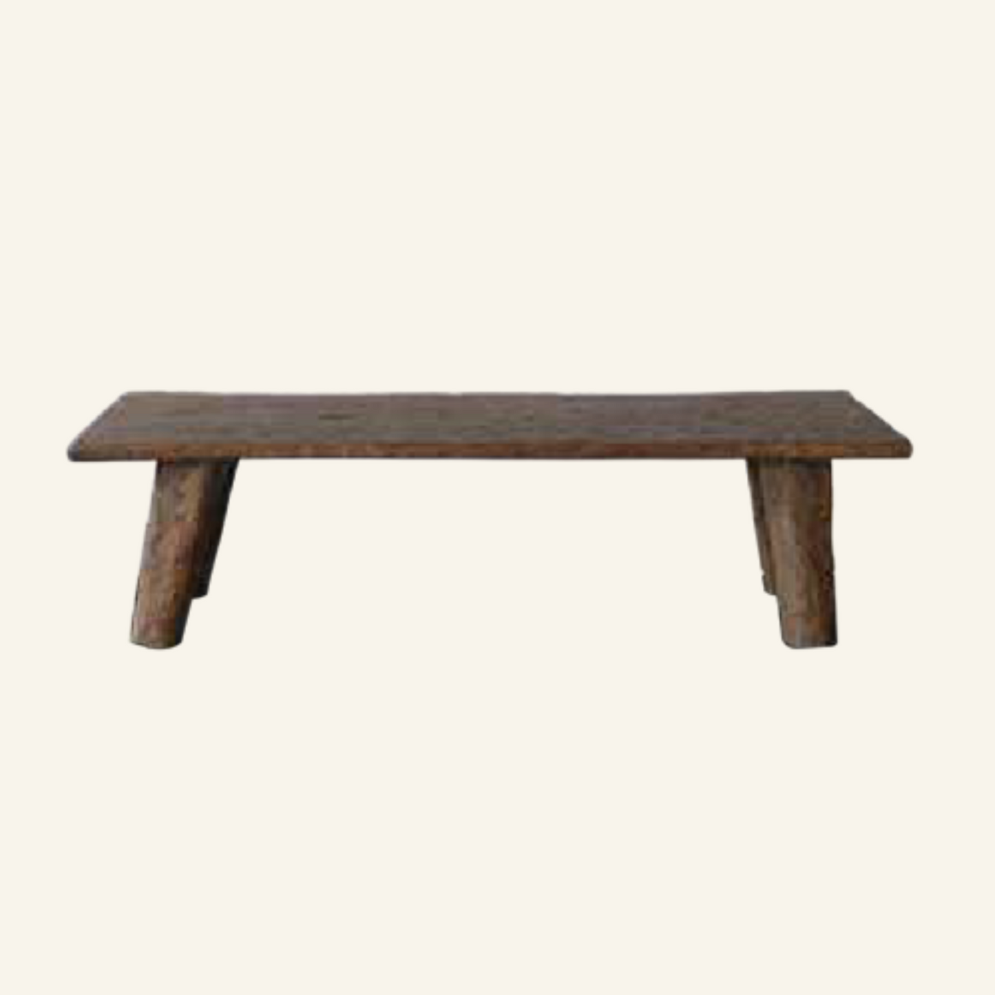 Table Amadoo en teck rustique