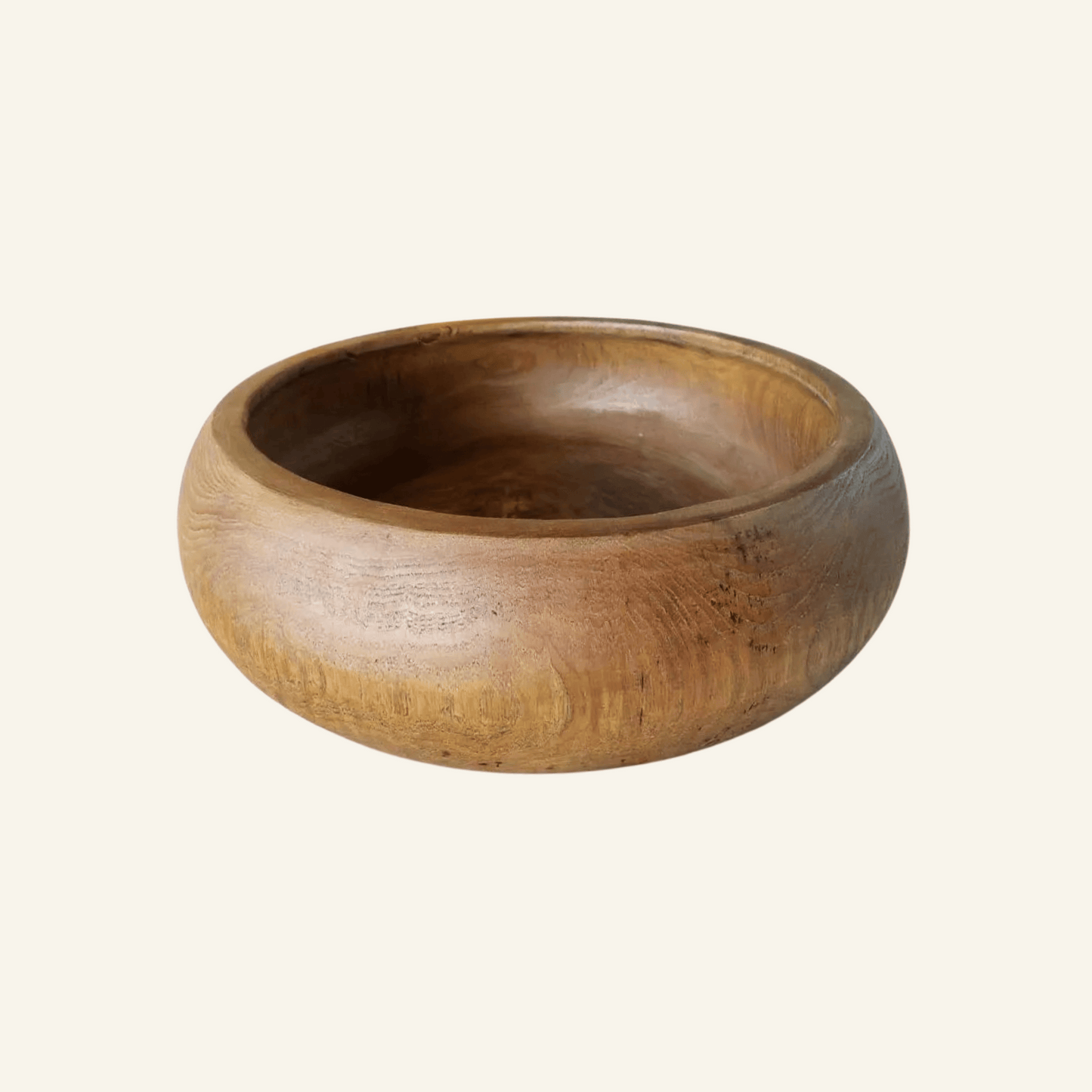 Large teak bowl