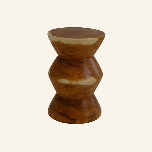 Bruno stool in exotic wood