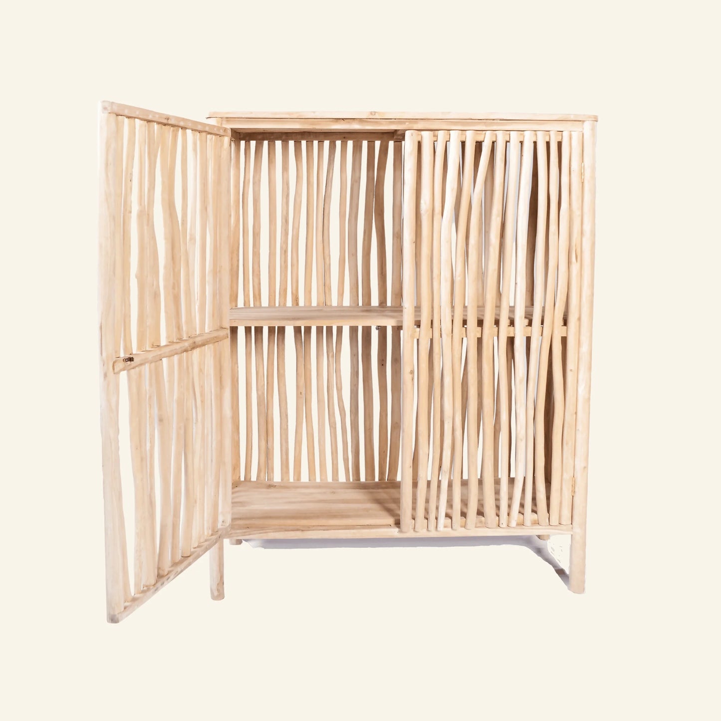 Armoire en branches de teck - CRUSOË