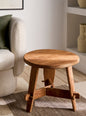 Table d'appoint Rembrandt en teck recyclé