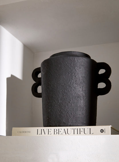 Vase Hercules - Noir antique