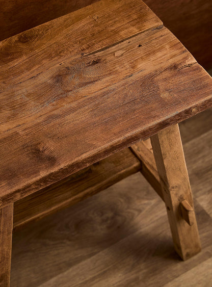 Vintage teak stool