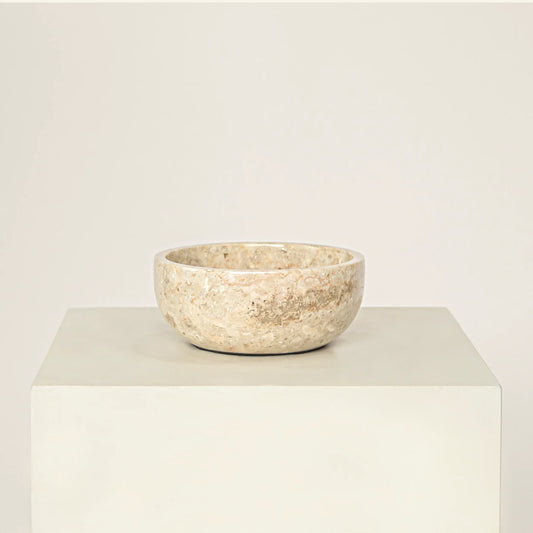 Marble bowl -Cream