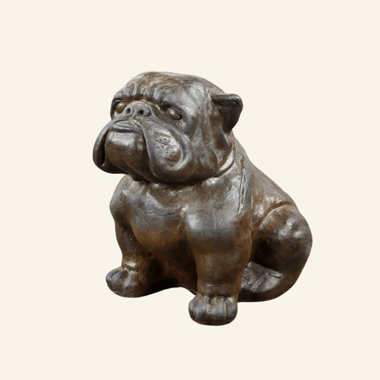 Bulldog décoratif en fibrociment
