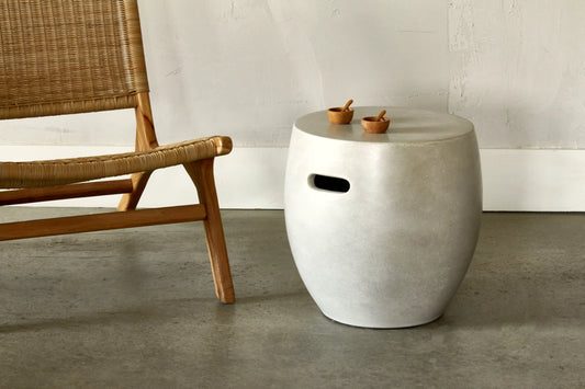 Fiber cement side table