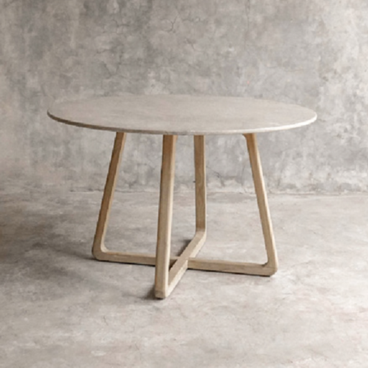 Petra marble dining table