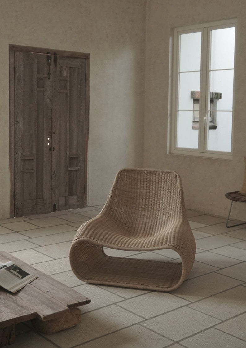 Chaise Sander en rotin synthétique