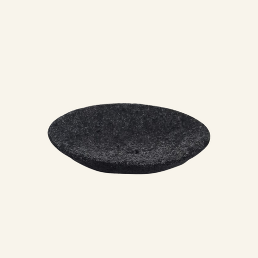 Volcanic stone soap dish