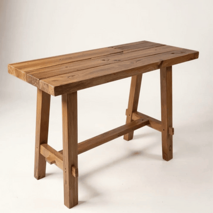 Console ARTISAN en teck recyclé - 90cm