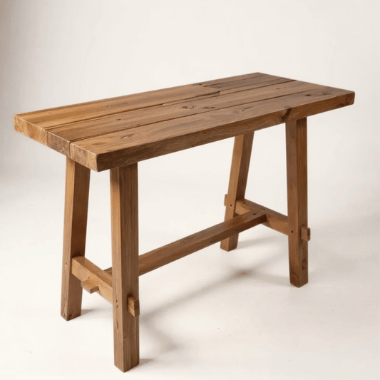 ARTISAN console table in recycled teak - 90cm