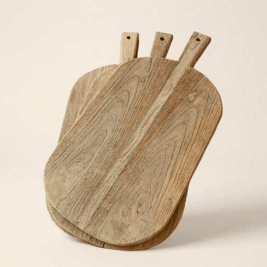 Recycled teak plancha