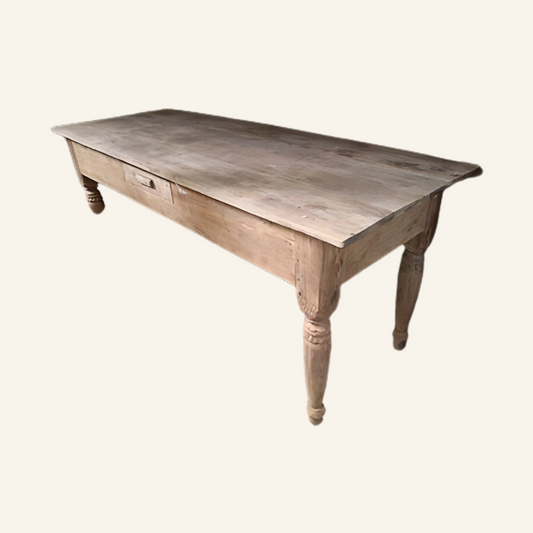 Table consulaire antique - teck