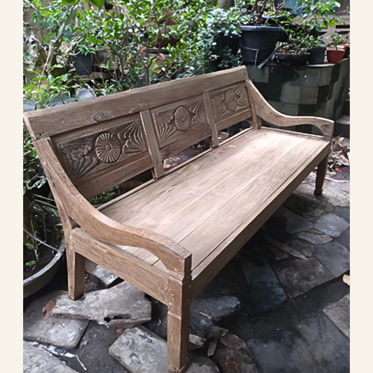 Antique bench - teak