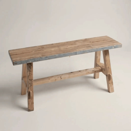Artisan Recycled Teak Bench - 90cm