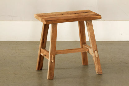 Vintage teak stool