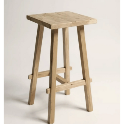 Tabouret de comptoir Artisan en teck recyclé