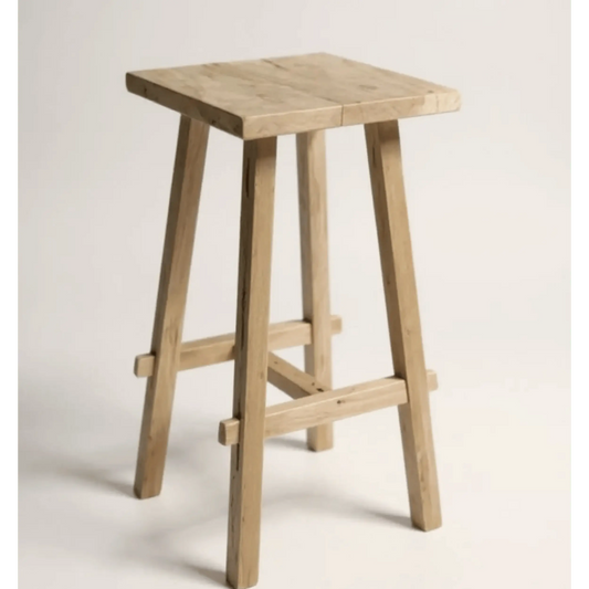 Artisan Recycled Teak Counter Stool