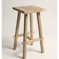 Artisan Recycled Teak Counter Stool