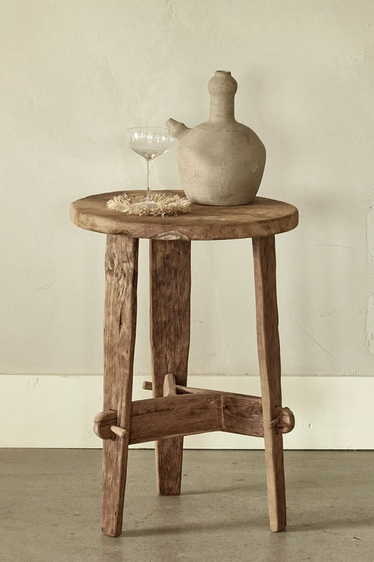 Rambrant side table - recycled teak