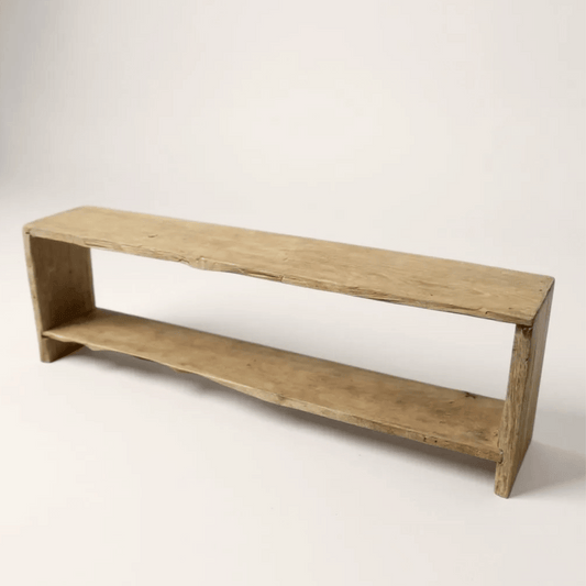 Billy low console in recycled teak