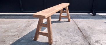 Narrow vintage bench - 150 cm