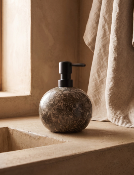 Distributeur a savon en marbre - Sphere