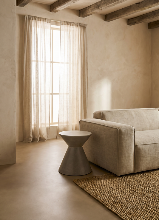 Table d'appoint Tokken en fibrociment