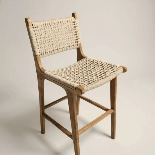 VILLA Counter Stool - Loom &amp; Teak