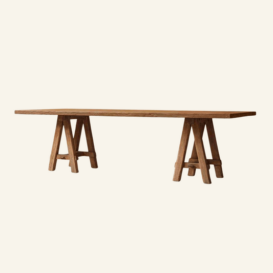 Recycled Teak Easel Dining Table