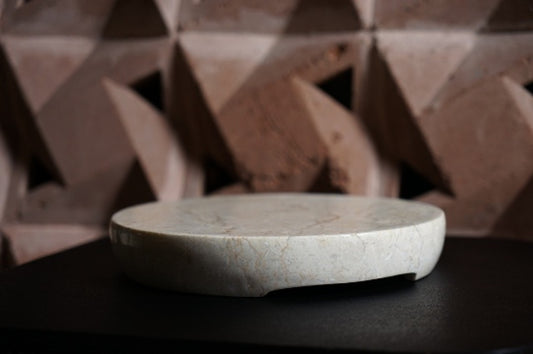 Plat de Service en Marbre Lito