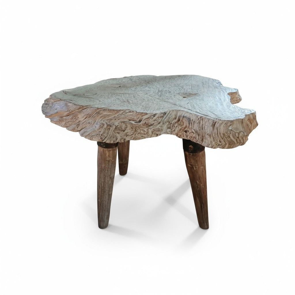 Table basse teck ancien