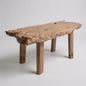 112CM old teak erosion bench
