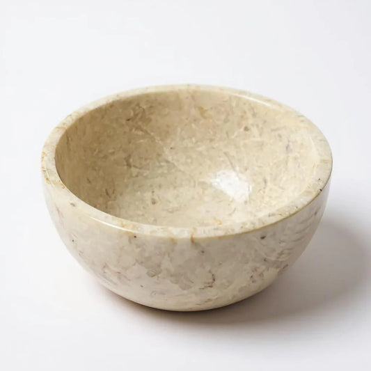 Marble bowl -Cream