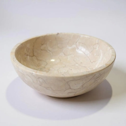 Marble bowl -Cream
