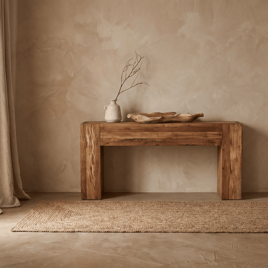 Console Auguste en teck super rustique