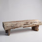 Log bench - old teak